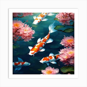 Koi Fish 2 Art Print