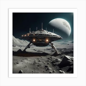 The Alien Moon Expedition Art Print