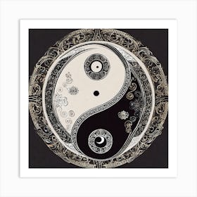 Yin Yang 26 Art Print