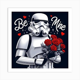 Stormtrooper Valentine Star Wars Art Print Art Print