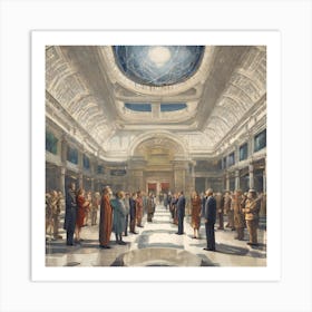 'The Halls Of Power' Art Print