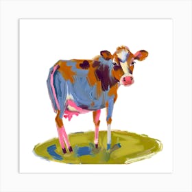 Jersey Cow 01 Art Print