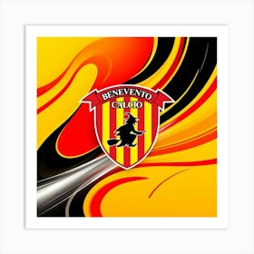 Benevento Calcio Logo Wall Art 14 Art Print