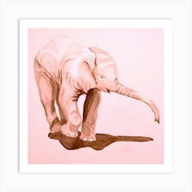 Elephant Painting Art Print