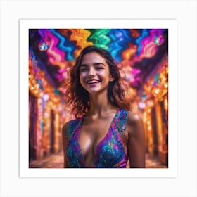 Hot smile 😁 Art Print