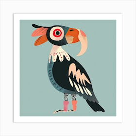 Charming Illustration Vulture 1 Art Print