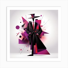 Man In A Suit 2 Art Print