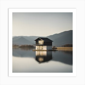 House On A Lake Art Print