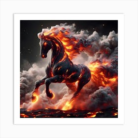 Fire Horse 8 Art Print