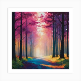 BB Borsa Forest Path Art Print