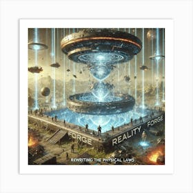 A Depiction Of The Reality Forge, A Futuristic Dev Art Print