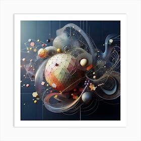 Abstract 3d Digital Art Art Print