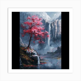 Tree In The Water Art Print