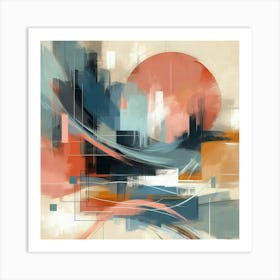 Abstract Canvas Print Art Print