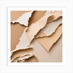 Torn Paper Art Print