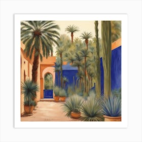 Cactus Garden Art Print