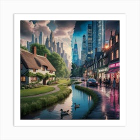 Cityscape 1 Art Print