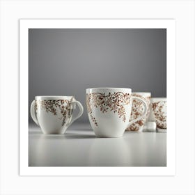 Coffee Mugs Art Print