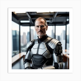 Steve Jobs In Space Suit 1 Art Print