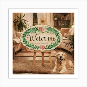 Welcome Sign 1 Art Print