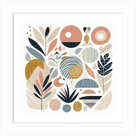 Scandinavian style, Tropics 3 Art Print