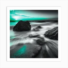 Green Tide Art Print