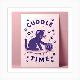 Cuddle Time 1 Art Print