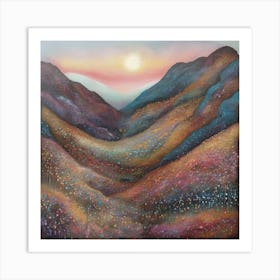 Deep Valleys Art Print