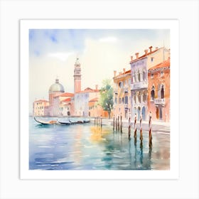 Azure Dreams in Impressionism Art Print