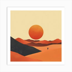 Desert Landscape 5 Art Print