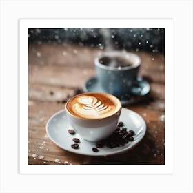 Coffee And Latte Art Print