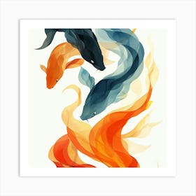 Koi Fish 7 Art Print