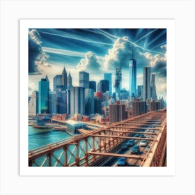 New York City Skyline 3 Art Print