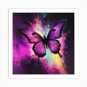 Butterfly Painting 336 Art Print