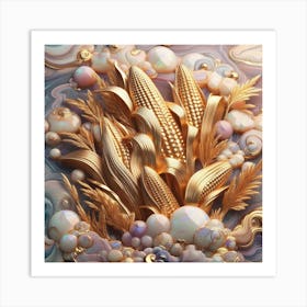 'Golden Corn' Art Print