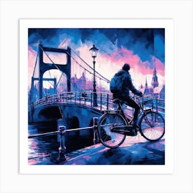 Cycling Art Print