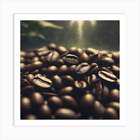 Coffee Beans 75 Art Print