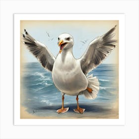 Seagull 6 Art Print