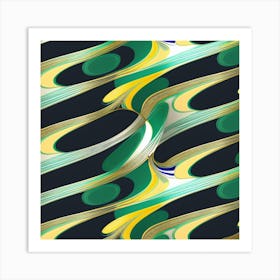 Abstract Swirls Art Print