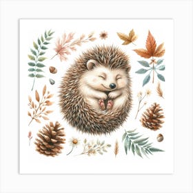 Hedgehog 2 Art Print