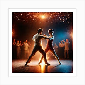 Couple Dancing 1 Art Print