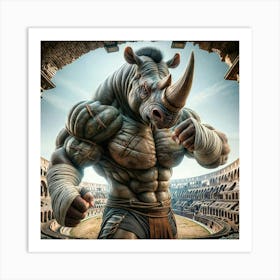 Rhinoceros Art Print