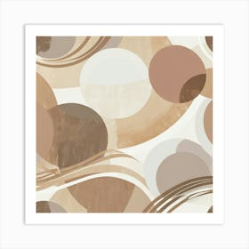 Leonardo Anime Xl An Abstract Geometric Design With Warm And N 0 (1) Póster