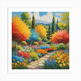 Garden Path Art Print