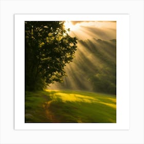 Sunbeams 2 Art Print