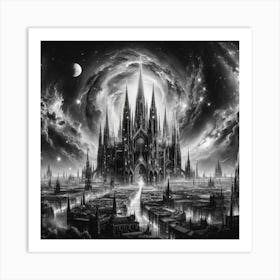 City In The Night Art Print