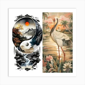 Yin And Yang Art Print