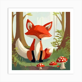 A small fox 7 Art Print