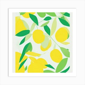 Lemons Art Print