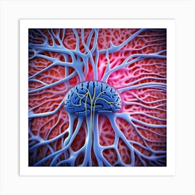 Brain And Nerves 35 Art Print